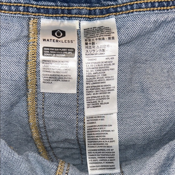 Levi’s Vintage Women’s Shortalls, Size Large - Picture 10 of 12